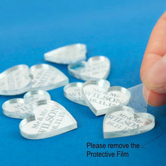 Engraved Acrylic Cross Centerpieces