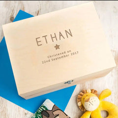 Personalized Baptism Keepsake Box