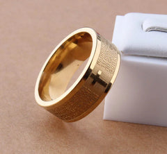 Spanish Golden Bible Ring