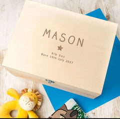 Personalized Baptism Keepsake Box