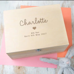 Personalized Baptism Keepsake Box