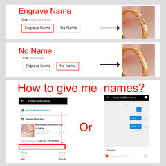 Engrave Name Finger Rings