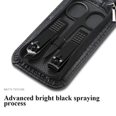 Tyskland 6 st Bärbara Lyx Manikyr Set Pedikyr Kit Ljussvart Nagelklipper Set Personlig vård Verktyg Ögonbrynssax