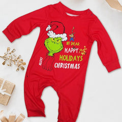 Julmatchande familjepyjamas