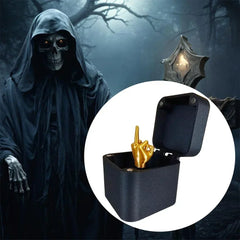 Barns långfinger-överraskningspresentförpackning Jul Halloween Roligt upptåg Nyår Skrivbord Heminredning Presenter Miniatyrföremål