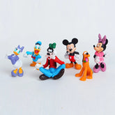 6 pcs/lot 7-9 cm Mickey Mouse Clubhouse Action set Duck PVC dolls girls Toy Figures