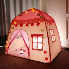 Children's Tent Indoor Outdoor Games Garden Tipi Princess Castle Folding Cubby Toys Tents Enfant Room House Teepee Playhouse