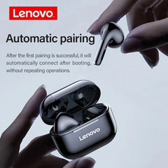 Nya Lenovo LP40-hörlurar TWS Trådlösa Bluetooth-hörlurar Bas Touch Control Stereo Brusreducering Lång standby Originalval