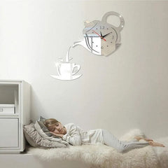 3D Teapot Mirror Clock