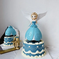 Disney Frozen Elsa Anna Snövit Sofia Prinsessan Dansrobot med nattljus Musik Lysande leksak Tårta Dekoration Barnleksaker Present