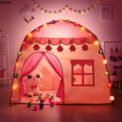 Children's Tent Indoor Outdoor Games Garden Tipi Princess Castle Folding Cubby Toys Tents Enfant Room House Teepee Playhouse