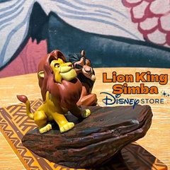 Disney WCF Original Lejonkungen Klassisk Kawaii Anime Simba Scar Mufasa Figur Staty Modell Collection Dekoration Leksak Presenter