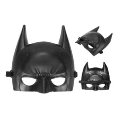 Halloweenfest Cosplay Batman Kostymer Barnkläder Barn Superhjältemask+Cape+Handledsskydd+Brystskylt Helt ny DS29