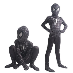 Spiderman kostym för barn Zentai Suit Spider Man Into The Spider Verse Miles Morales Superhjälte Cosplay Bodysuit Vuxen Jumpsuits