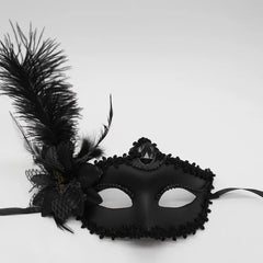 Peacock Feather Masquerade Mask