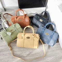 Lyxig läderväska för kvinnor