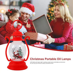 LED Snowman Christmas Lantern