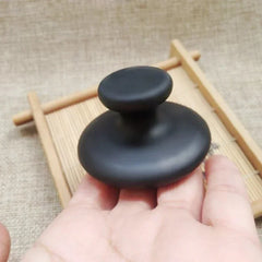 Black Raw Stone Massage Mushroom