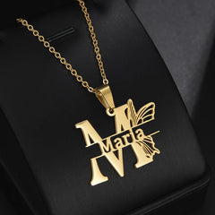 Personalized Capital Letters Pendant