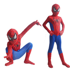 Spiderman kostym för barn Zentai Suit Spider Man Into The Spider Verse Miles Morales Superhjälte Cosplay Bodysuit Vuxen Jumpsuits