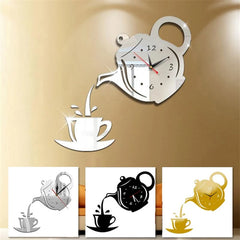 3D Teapot Mirror Clock