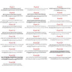 Engraved Acrylic Cross Centerpieces