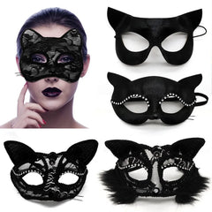 Fox Lace Eye Mask