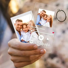 Personalized photo keychain