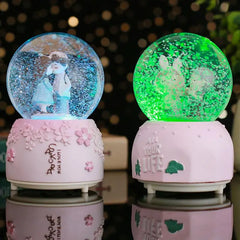 Glow Light Snow Music Box
