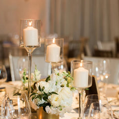 Glass Candle Holders