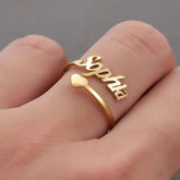 Customized Name Love Ring
