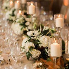 Glass Candle Holders