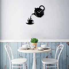 3D Teapot Mirror Clock