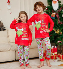 Julmatchande familjepyjamas