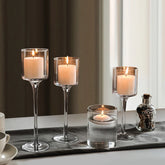 Glass Candle Holders
