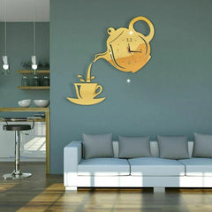 3D Teapot Mirror Clock