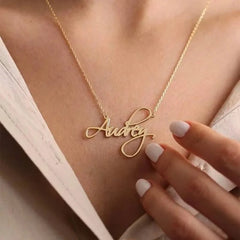Customized Name Pendant Necklace