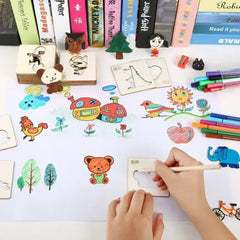 Kids Wooden Drawing Toys