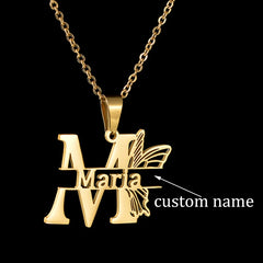 Personalized Capital Letters Pendant