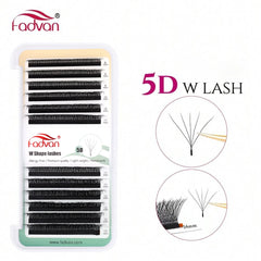 Fadvan Eyelashes W 3D 4D 5D Eyelash Extension W Novelty Hybrid Volume Make-up