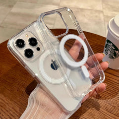 Original Clear For Magsafe Magnetic Wireless Charging Animation i telefonfodral för iPhone 15 14 13 12 11 Pro Max Plus skalfodral