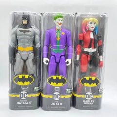 12inch  Dc Justice League Batman The Joker Harley Quinn Collection Action Figure Toys Pvc Gk Anime Dolls For Kids Birthday Gifts