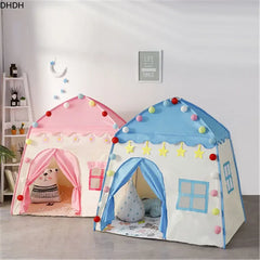Nytt barntält Inomhus Utomhusspel Trädgård Tipi Princess Castle Vikbar Cubby Toys Tält Enfant Room House Teepee Playhouse