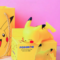 Pokemon Pikachu nattlampa Glödande barnleksak Pokemon Pikachu Söt sänglampa Barnfödelsedagsjulklapp