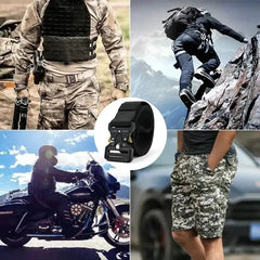 Herrbälte utomhus multifunktionsbälte högkvalitativ canvas för nylon manliga lyxbälten Damsportjeans Bälte Neutrala bälten