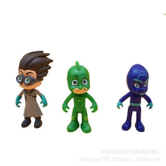 PJ Mask Leksak Set Anime Figur Action Figur Catboy Owlette Style PVC Staty Collection Modell Kid Doll Presenter för barnen