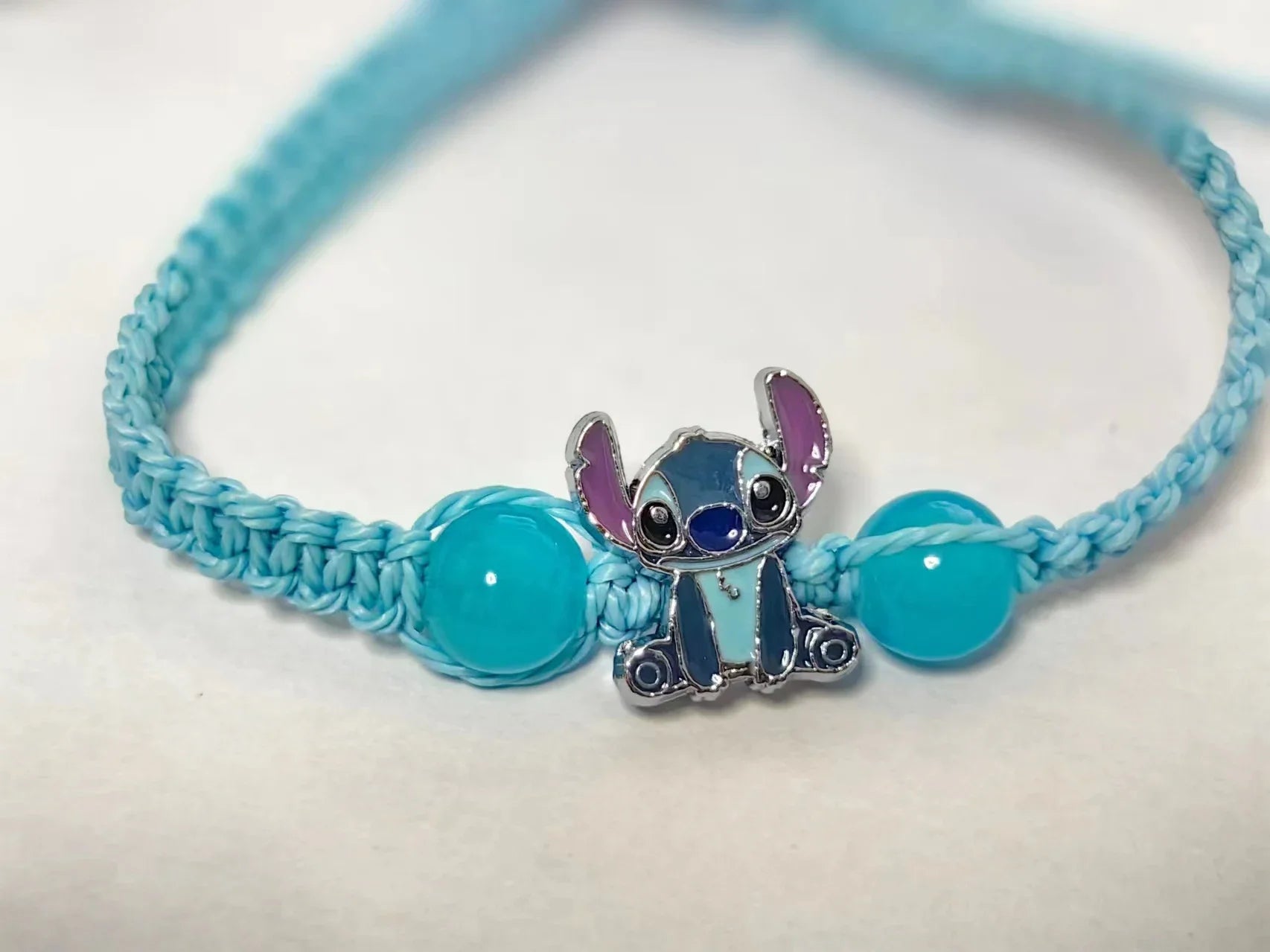 Disney Stitch Woman Bracelet Cartoon Lilo & Stitch Anime Figure Print Cute Wristand Present Kids Bracelet Toys Girls Boys Gifts