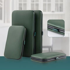 Professionell 7/10/12/18 delar nagelvårdssats rostfritt stål manikyr &amp; pedikyr set Nagelklippare set med resväska