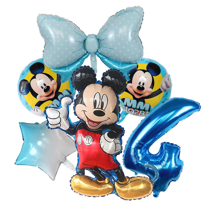 Disney Mickey Minnie Mouse Boys Girl Birthday Party Decor Kids Toys Ballong