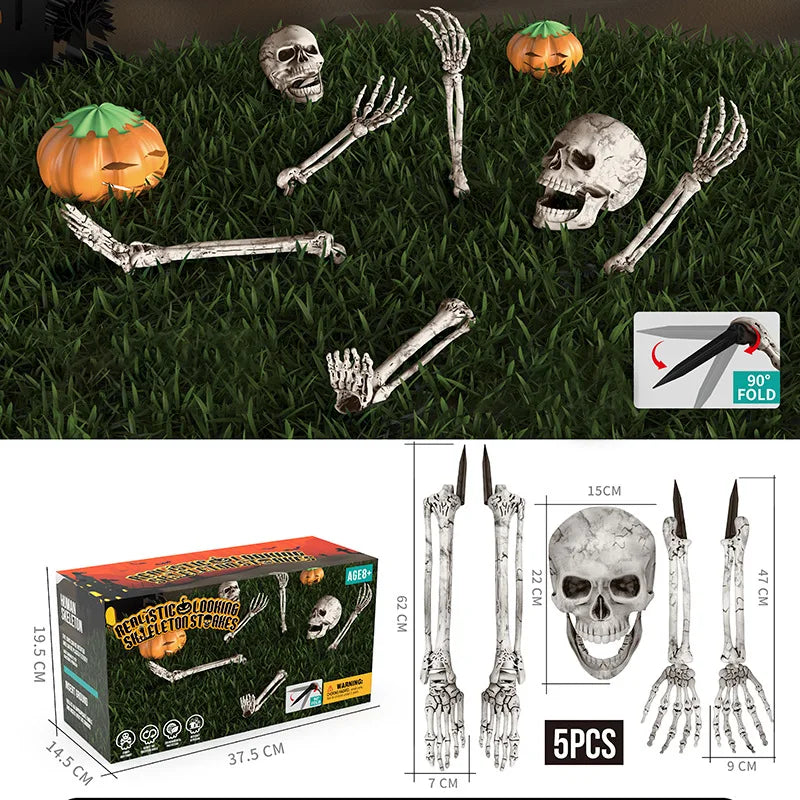 Realistic Skeleton Stakes